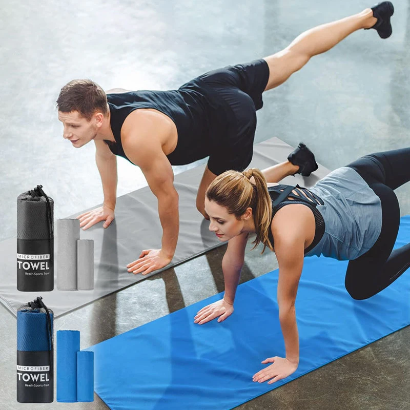 80x160cm Microfiber Towel Travel Gym Camping Towel Quick Dry Super AbsorbentUltra Compact Lightweight Swimming Yoga Beach towel 2