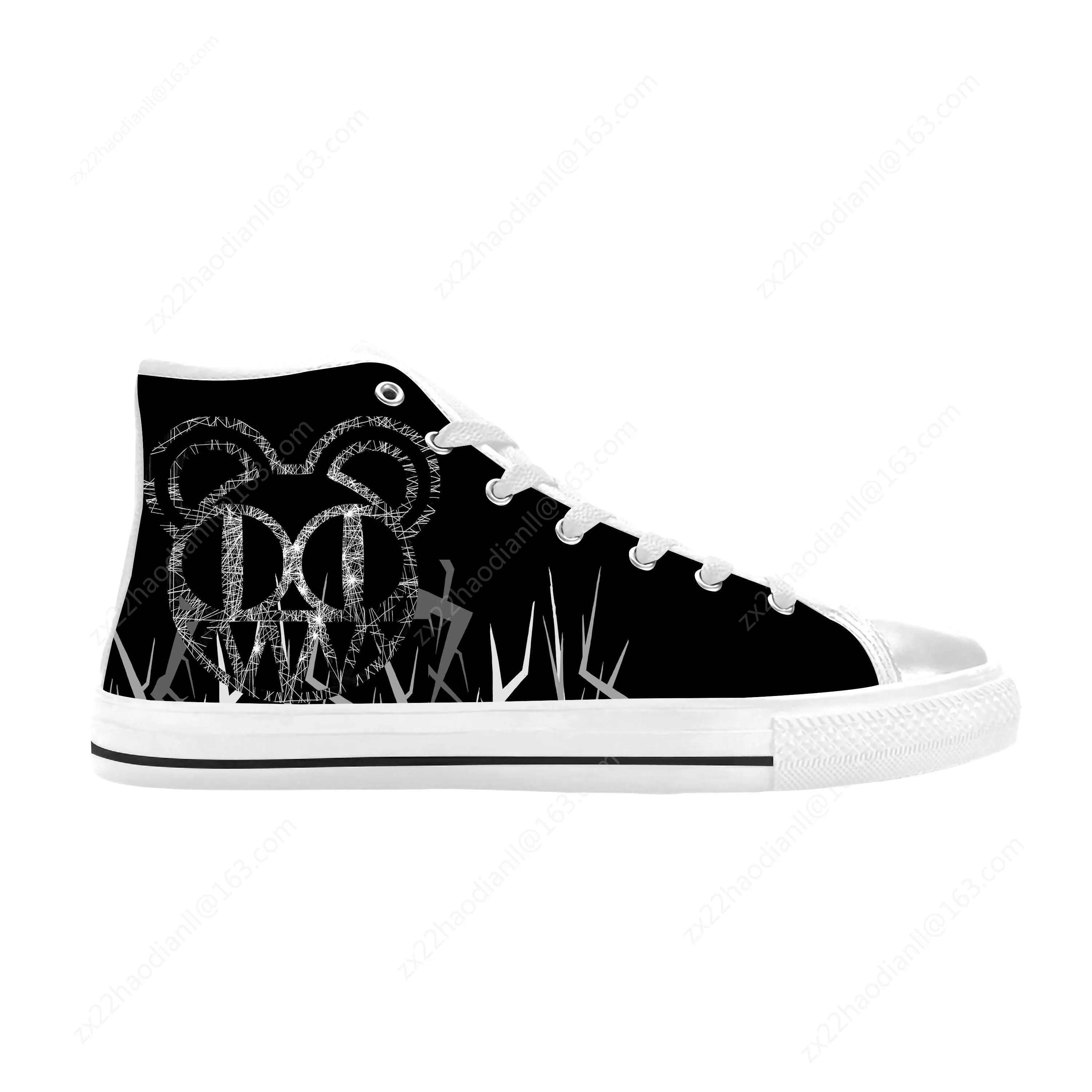 Radiohead Rock Band Music Singer Mouse Cool Funny Casual Cloth Shoes High Top Comfortable Breathable 3D Print Men Women Sneakers