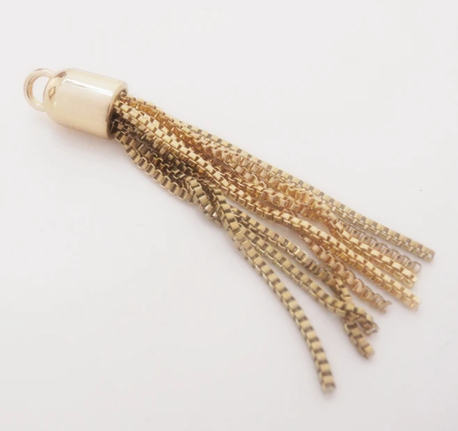 

Copper Handbag Charm Tassel Key Ring Accessories Boho Style