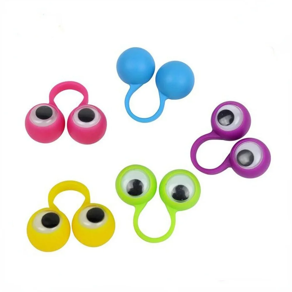 Eye Finger Puppets 30pcs for Kids Baby Party Favors Practical Jokes Games Funny Children Gifts childrens toys finger puppets