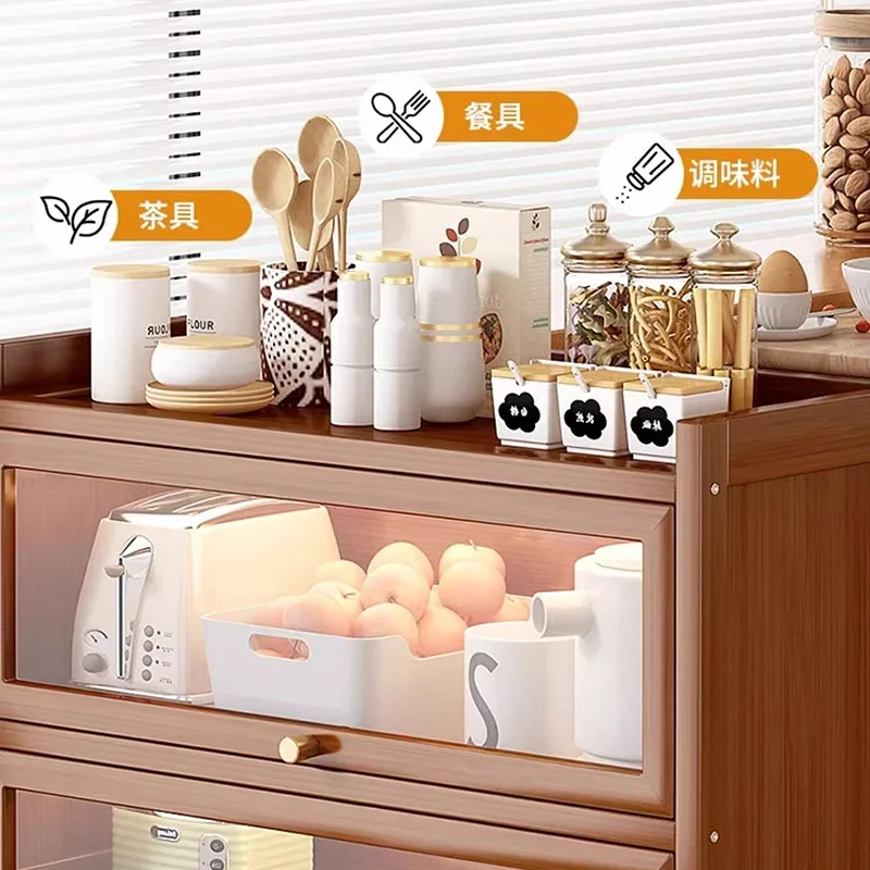 Organizer Room Sideboard Coffee Corner Cupboard Credenza et Dining House Kitchen Side Board Cabinet Showcases Full Furniture