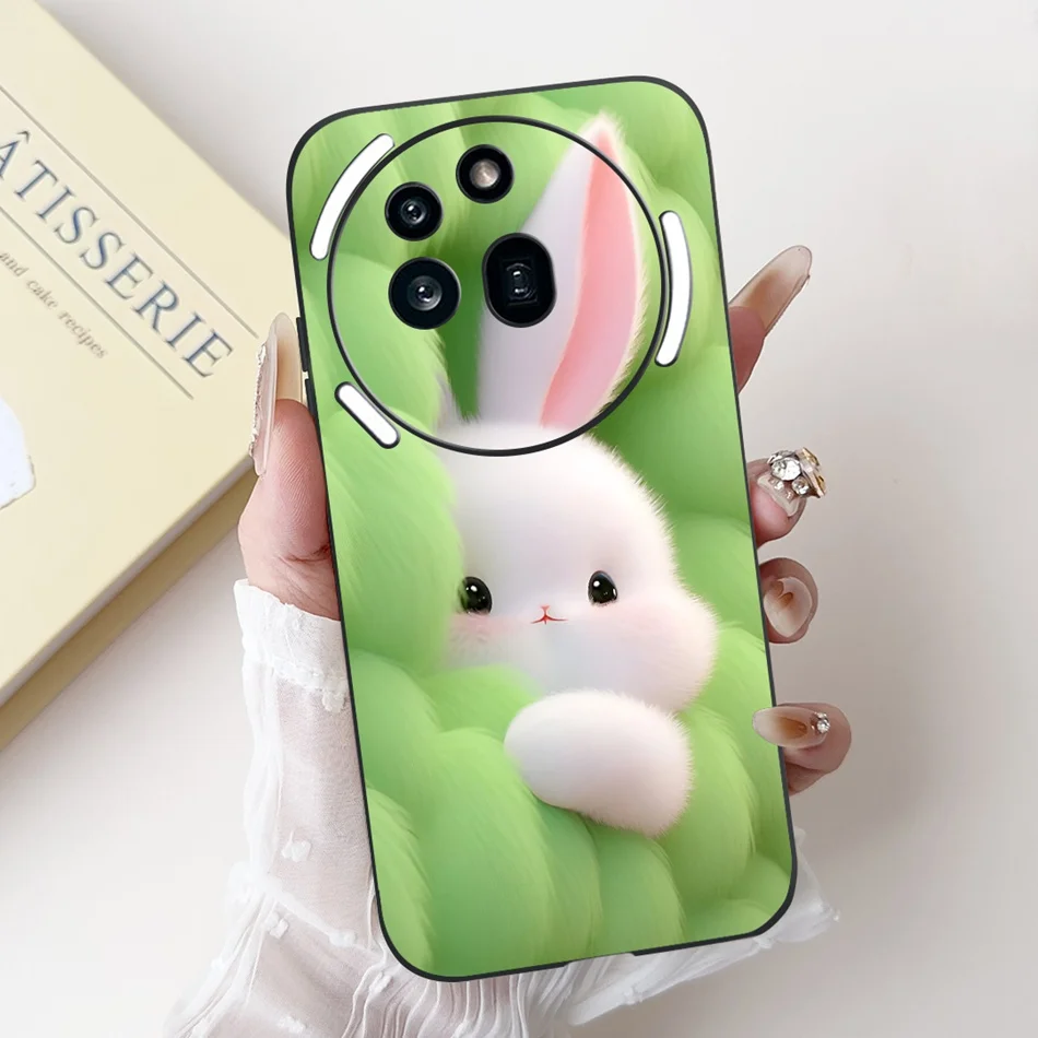 Cute Cartoon Black Silicone Soft Phone Case Bumper