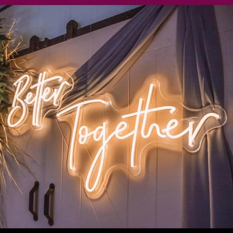 

Custom Neon Signs Customised Wedding Signs Personalized Name Sign Backdrop Party Birthday Shop Logo LED Light Bedroom Decor