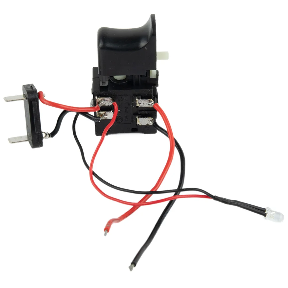 Electric Hand Drill Trigger Switch With Light Adjustable Speed 7.2V To 24V Maximum Current 16A Power Tool Accessory