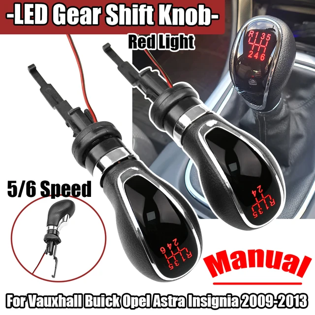 Pomello Cambio Chevrolet Spark 2011-2016 - Nero Per Cambio 5 Marce