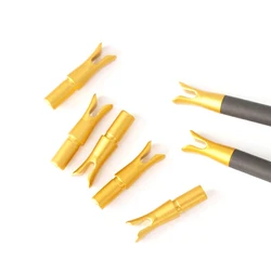 6/12pcs DIY Archery Arrow Nock ID 6.2 mm Aluminum Nock For Archery Hunting Shooting Arrow Accessories
