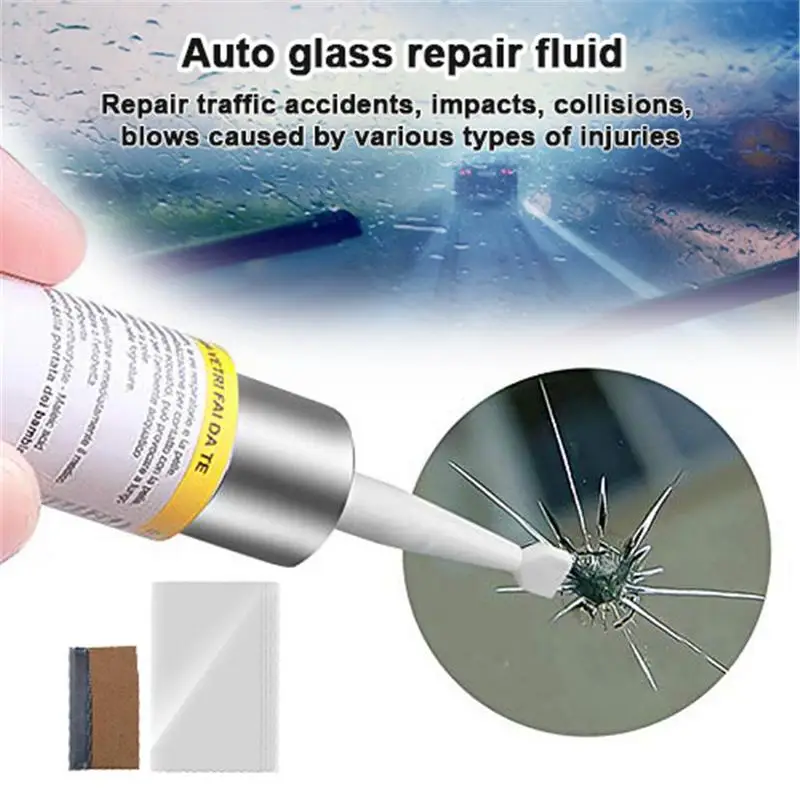 Tohuu Windshield Crack Repair Kit Windshield Repair Kit Auto Windshield  Repair Kit Windshield Crack Repair Liquid Scratch Crack Glass Repairing for  Car cool 