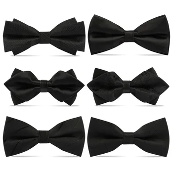 Adjustable Black Men’s Bow Tie 1