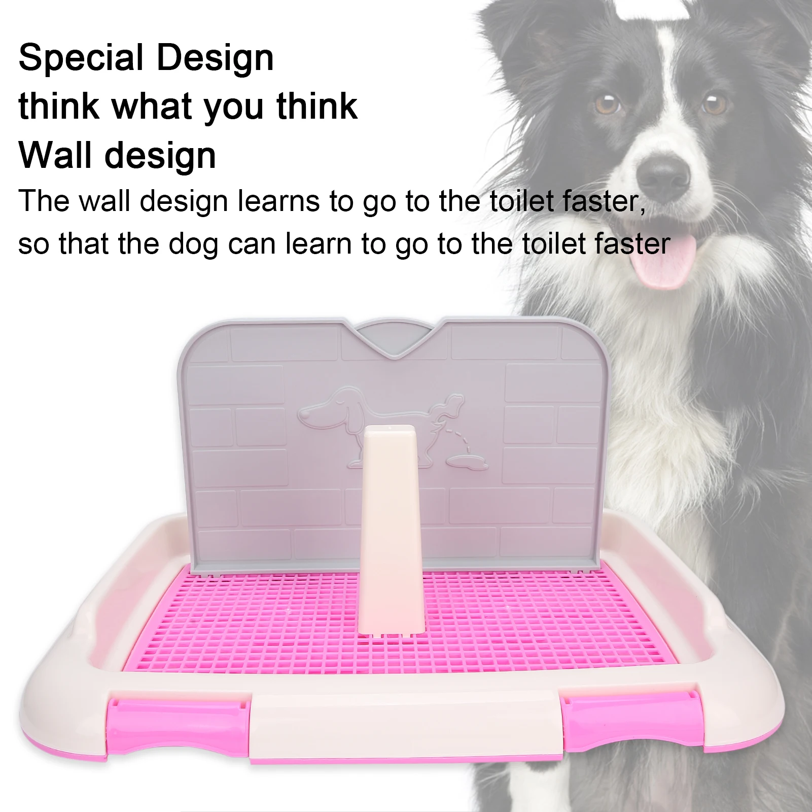 Dog Cat Pet Toilet Indoor Puppy Training Toilet Potty Fence Dog Scheduled Urination Potty Tray Products Tool Accessories Outdoor