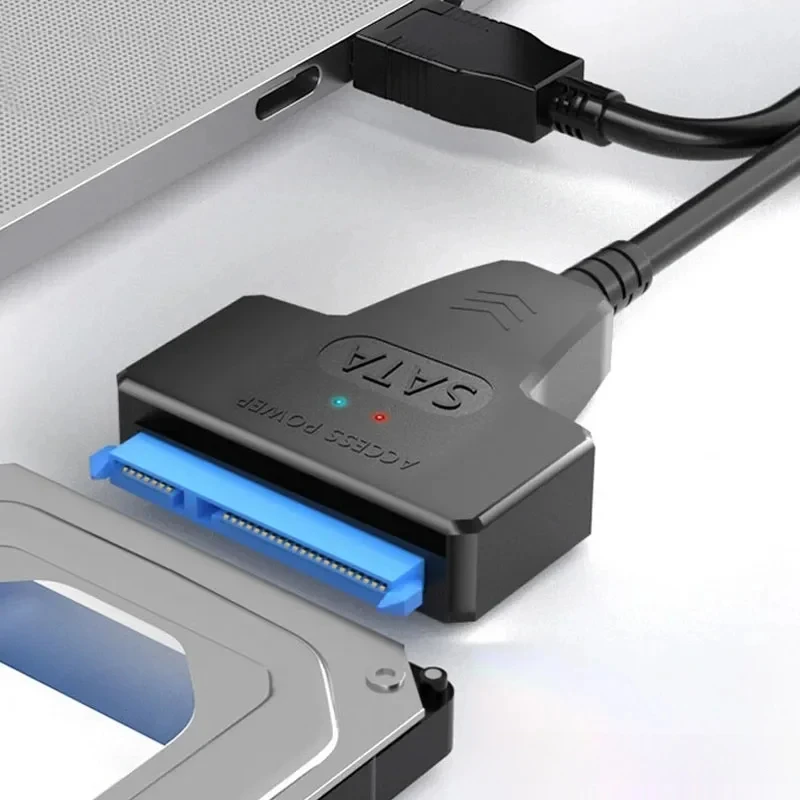 SATA To USB 3.0 / 2.0 Cable Adapter For 2.5 Inch External HDD SSD Hard Drive SATA 3 22 Pin Up to 6 Gbp