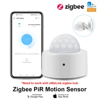EWelink Smart Zigbee 3.0 Pir Motion Sensor Movement Human Infrared Detector Security Alarm Sensor Works With Home Assistant mini