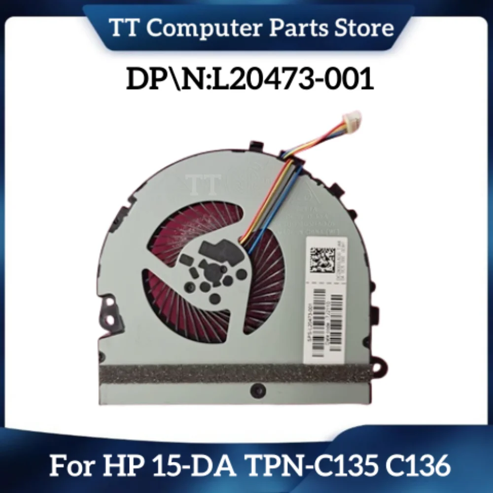 

TT New CPU Fan for HP Pavilion 15-DA 15-da0014TX 15-DA002 L20473-001 KSB05105HADZ6 DC28000L6D0 Laptop Cooling Fan