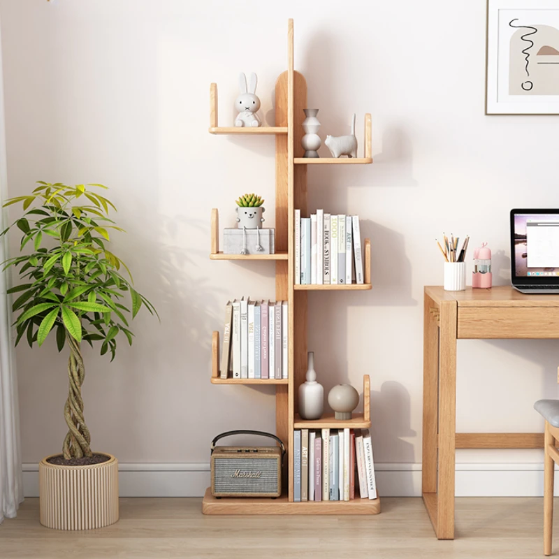 

Modern Storage Bookcases Kids Room Side Table Bookends Plant Organizer Bookcases Baby Book Nook Estante Para Livros Furnitures