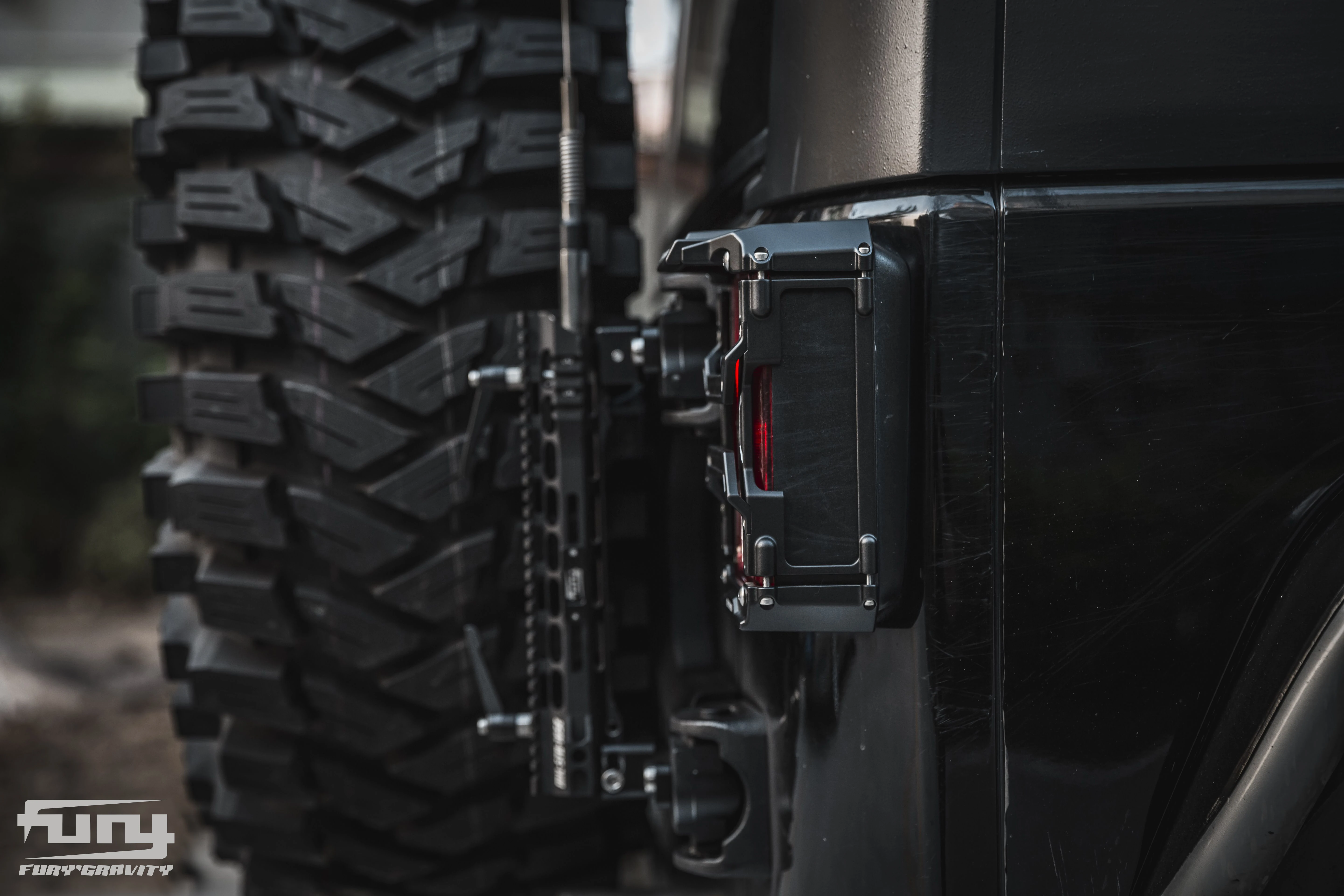 Fury 2007- accessories parts CNC process Aluminum Alloy TAILLIGHT COVER for Jeep wrangler JK custom