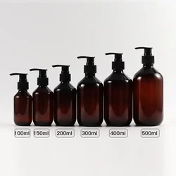 Multipurpose Refillable Pump Dispenser Bottles for Bathroom and Kitchen, Set of Various Sizes (500ml)