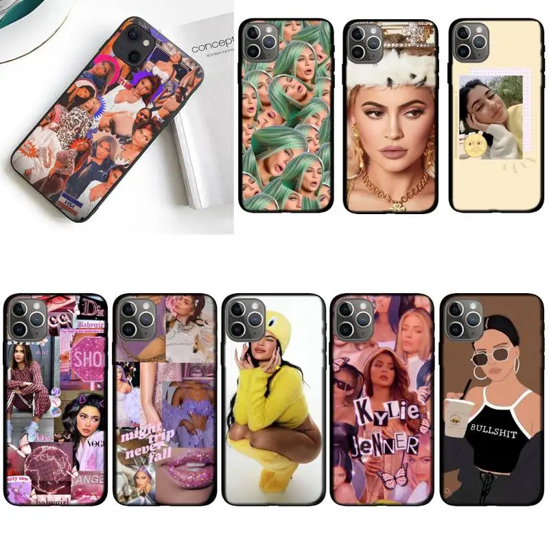 Чехол Kylie Jenner для iPhone 11 12 Mini 13 Pro XS Max X 8 7 6s Plus 5 SE XR |