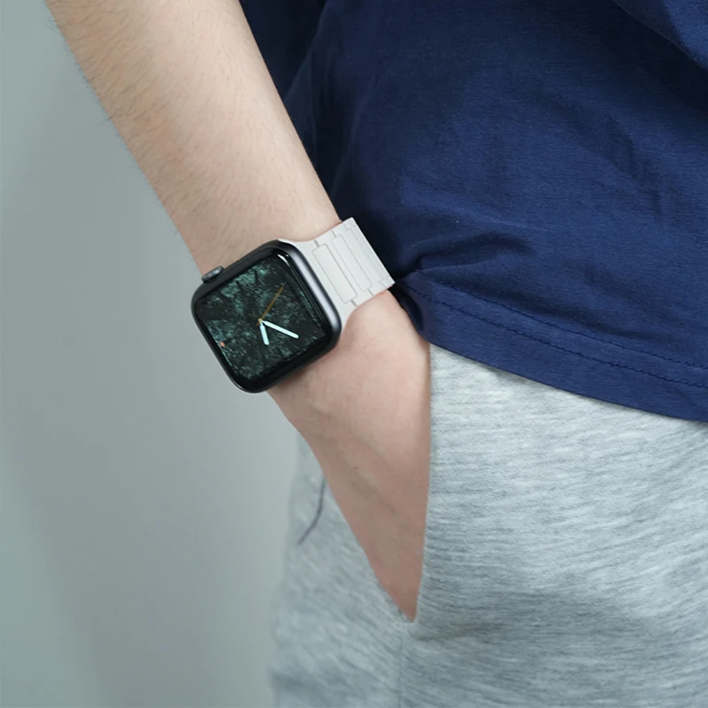 Magnetic Silicone Link Bracelet