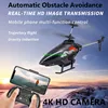 4K HD Dual Camera Smart Obstacle Avoidance Electric RC Helicopter Toy 2.4G 100M Speed Switch  APP Dual Remote Control Helicopter 1