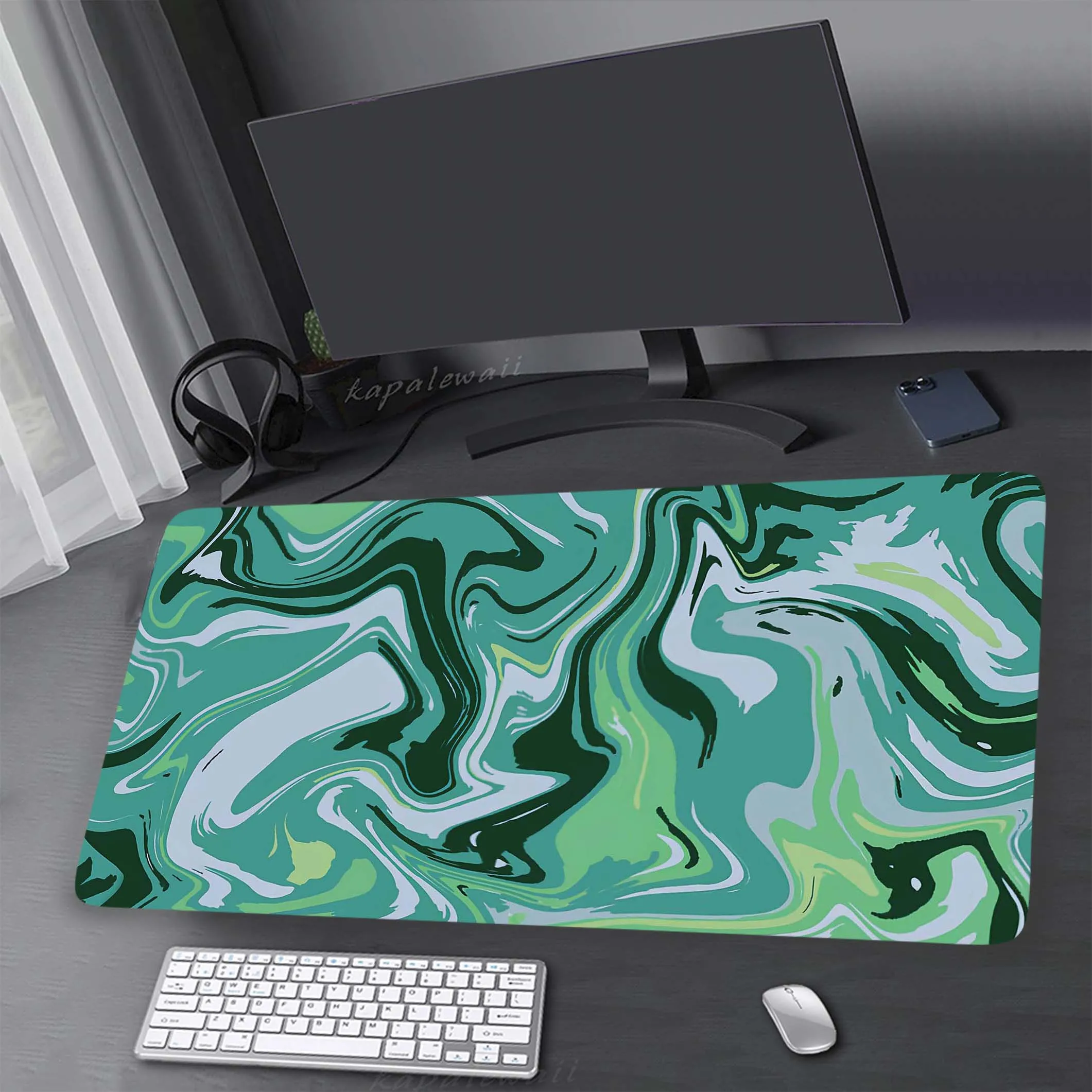 

Marble Big Mousepads 900x400mm Locking Edge Mouse Pads Rubber Deskmat Company Desk Pad Mouse Pad Gaming Mouse Mat Large Mousepad