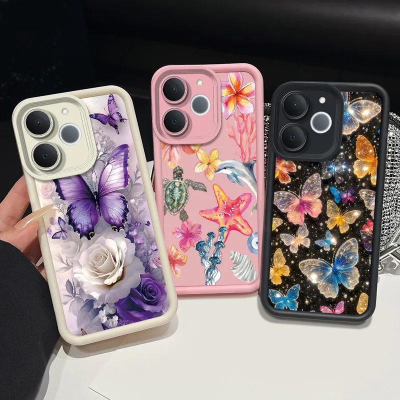 Sleek Anti-Scratch Soft Phone Case with Full Camera Protection and Contemporary Design