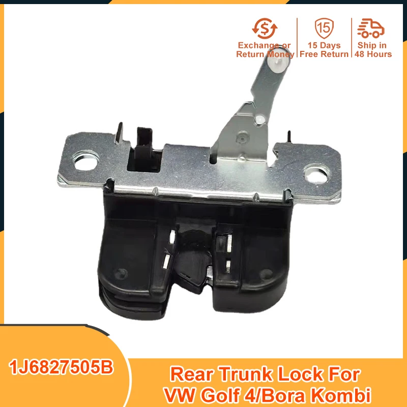 

1J6827505B Rear Trunk Lock Latch for VW Golf IV Mk4 Jetta Mk3 Touareg Bora Transporter T5 Caddy Kombi Tailgate Liftgate Actuator