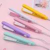 3in1 Mini Hair Straightener Curler High Quality Flat Iron Ceramic Straightening Hot Comb Professional Curling Iron Styling Tools 6