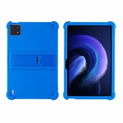 Kids-Friendly Silicone Stand Cover with Collision Avoidance (Blue)