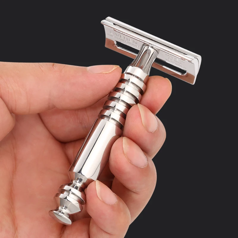 316 l nerez ocel dvojitý ostří bezpečnosti břitva muži holení přepychový klasický pro znamenitý pánská holení břitvy holičství