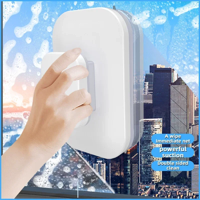 Magnetic Window Cleaner Double-sided Window Cleaning Brush Glass Wiper Cleaning Tools outside window cleaner For High Rise window cleaning brush window cleaner
