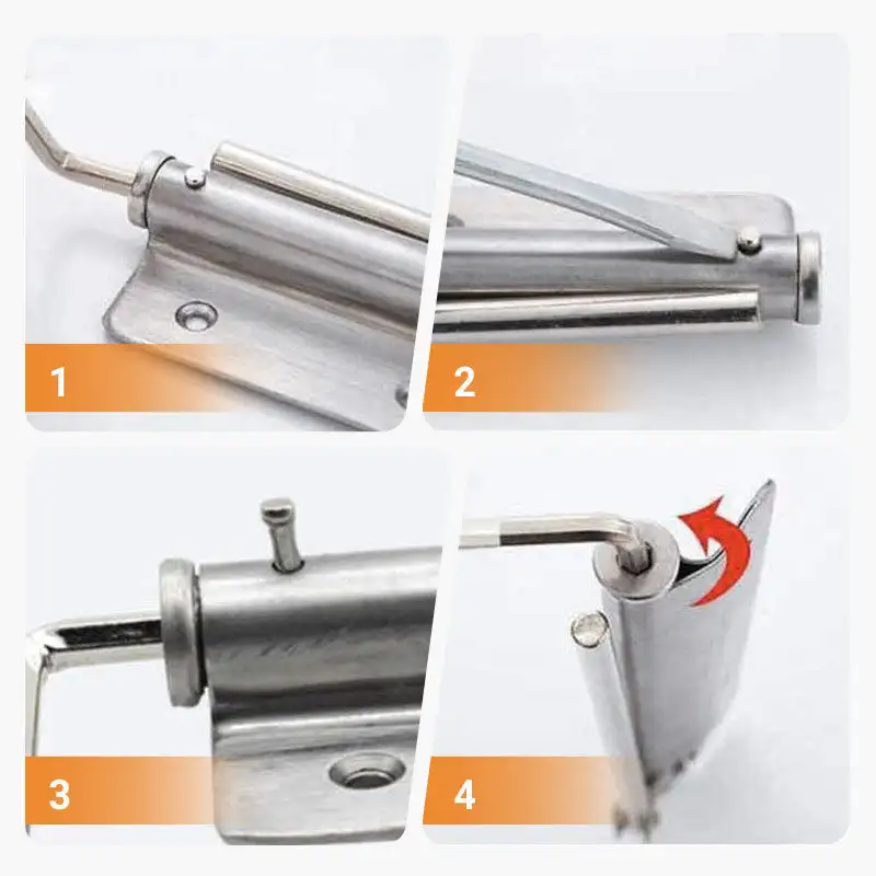 Adjustable Door Closer Stainless Steel Automatic Door Spring Closer Soft Close Fire-proof Heavy Duty Hardware