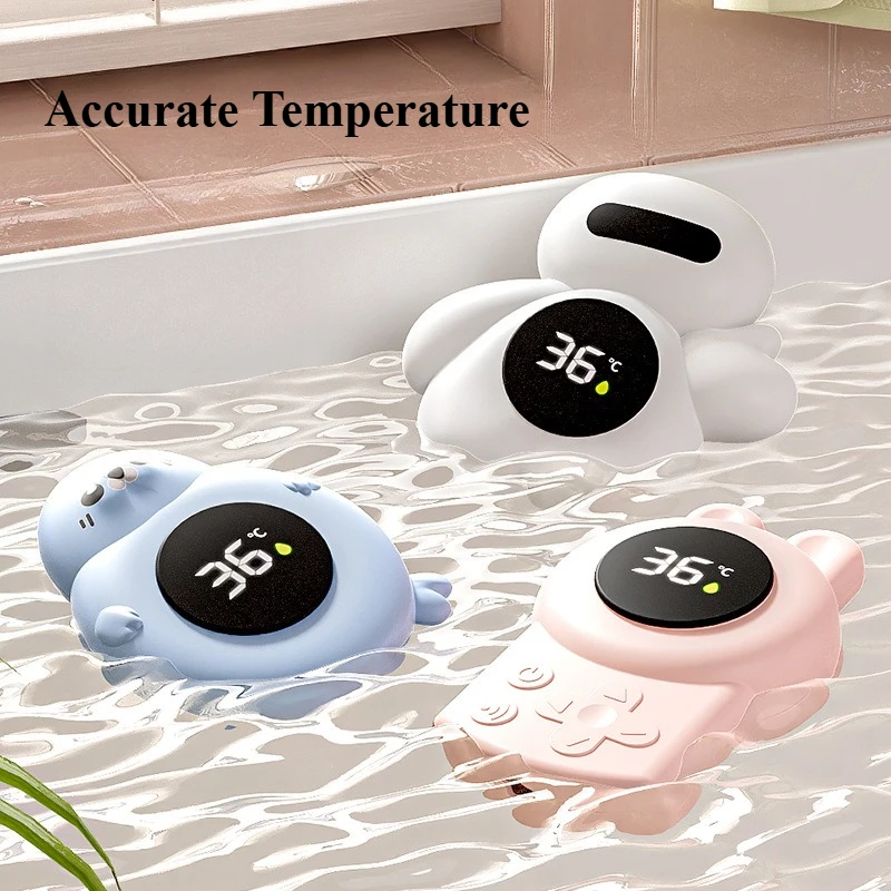 LED Cartoon Baby Bath Thermometer 1