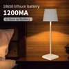 Rechargeable LED Desk Lamp Touch Switch 3 Colors Dimming For Bar Restaurant Study Club Dinner Ambiance Decor Table Lighting 4