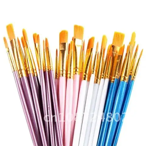 

10Pcs/PackPaint Brushes Set Painting Art Brush for Acrylic Oil Artist Professional Painting Kits Art Supplies