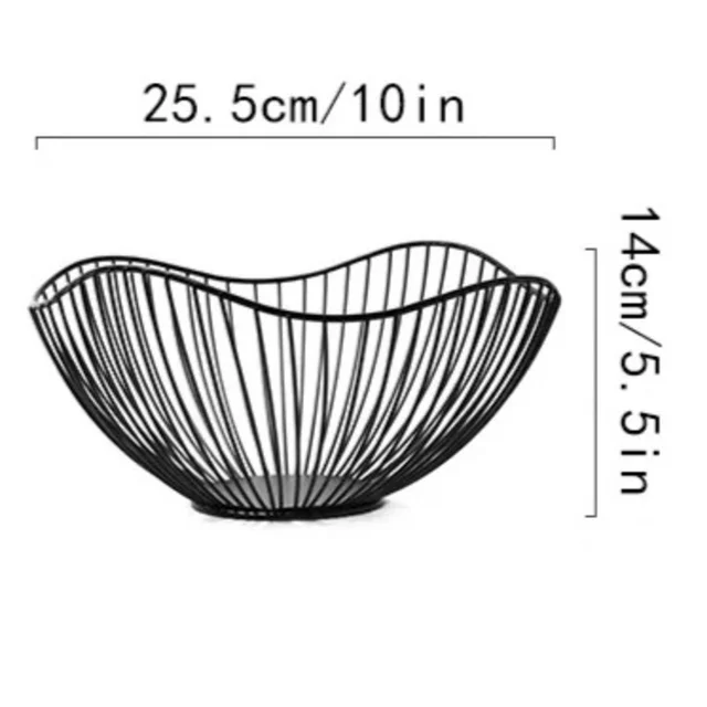 Nordic-Style Metal Wire Fruit Bowl 6