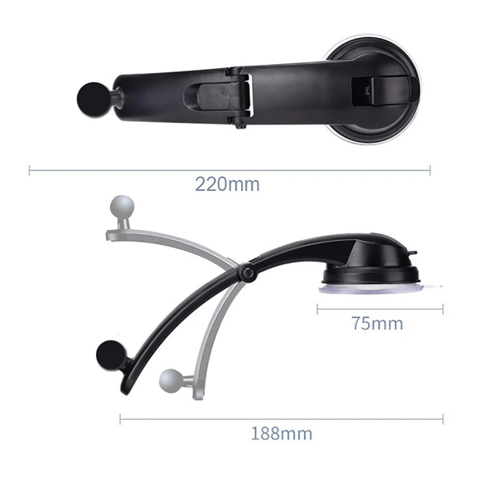 Outmix-suporte do Telefone para Tablet Montagem no Carro para Samsung Galaxy z Fold Iphone Ipad Mini Air Suporte do Telefone do Carro Sucker Expansão - Imagem 5