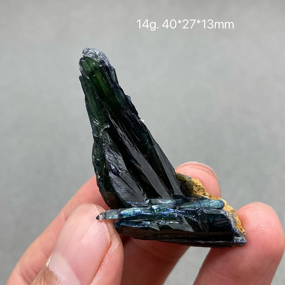 100% natural rare Brazil Vivianite （Blue ironearth） mineral specimen stones and crystals healing crystals quartz