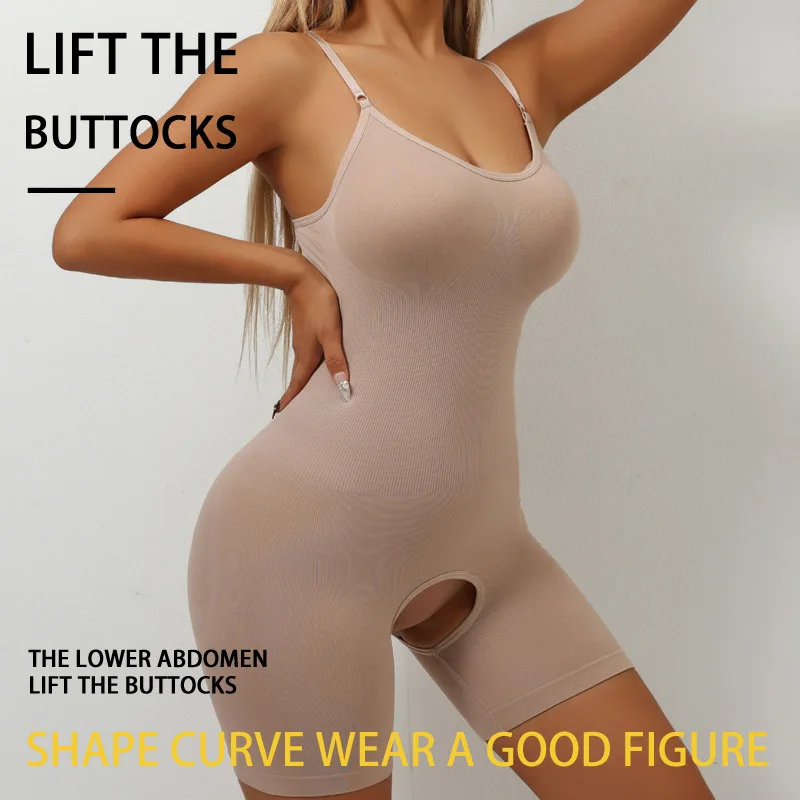 Body sculptant pour femme, contrôle du ventre, gainant intégral sans couture, short à entrejambe ouvert, gaine amincissante, rehausseur de fesses, sous-vêtement amincissant 1 Body sculptant pour femme, contrôle du ventre, gainant intégral sans couture, short à entrejambe ouvert, gaine amincissante, rehausseur de fesses, sous-vêtement amincissant 1