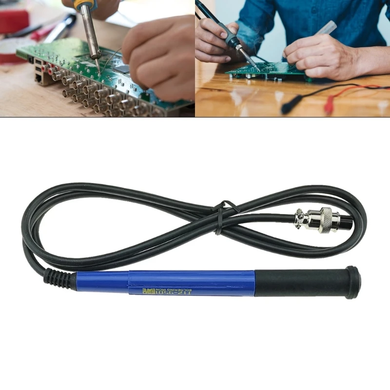 

T12 Soldering Handle for KSGER T12 STM32 Soldering Iron Welding Station Handle Good Insulation Silicone（Only Handle）