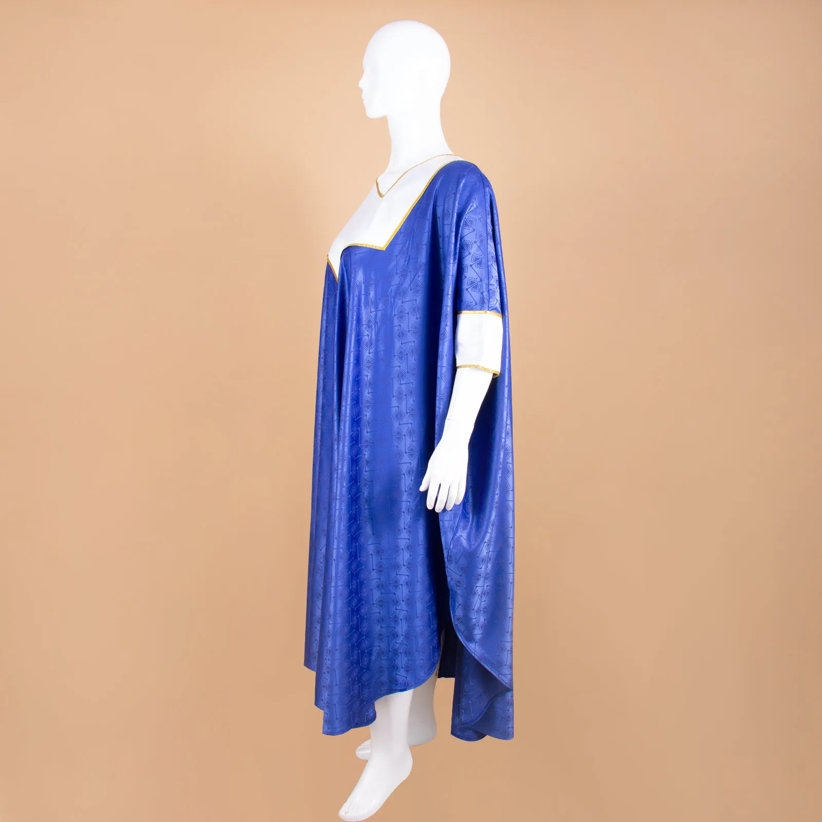 APTX African Abaya for Women Half Sleeves Ankle Length Daily Casual Wear Polyester Material T2225001