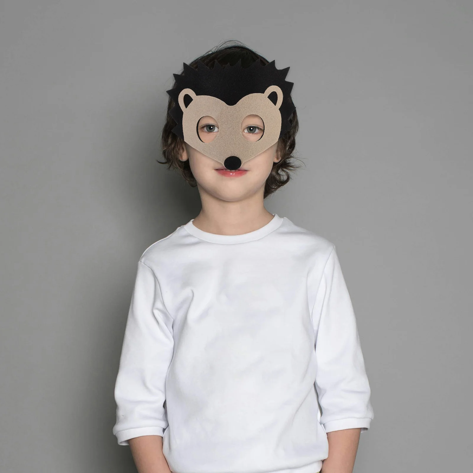 8 Pcs Animal Felt Mask Creative Halloween Party Cosplay Decorate Lifelike Costume Masks Novelty Cloth Funny