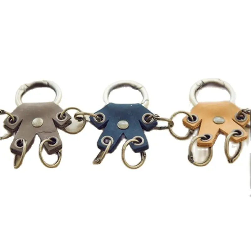 1PCS DIY Acrylic Leather Creative Keychain Template