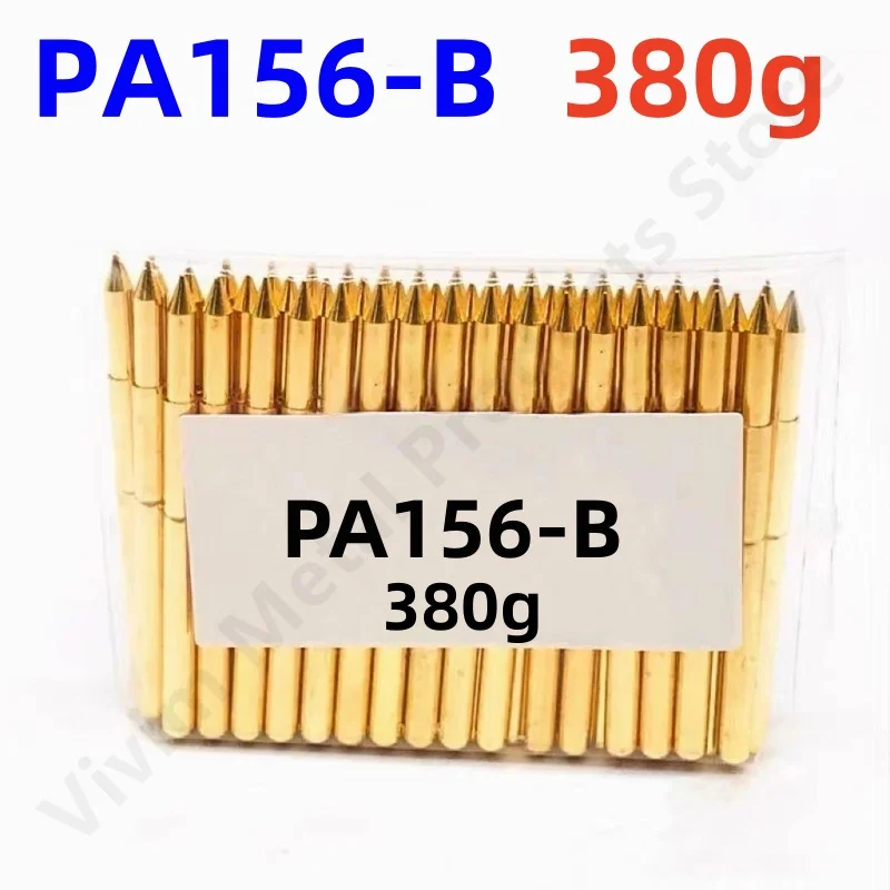 

20/100PCS PA156-B Spring Test Probe PA156-B1 Test Pin Dia2.36mm P156-B PogoPin 34mm Sharp Tip Head Dia 2.01mm P156-B1 380g force