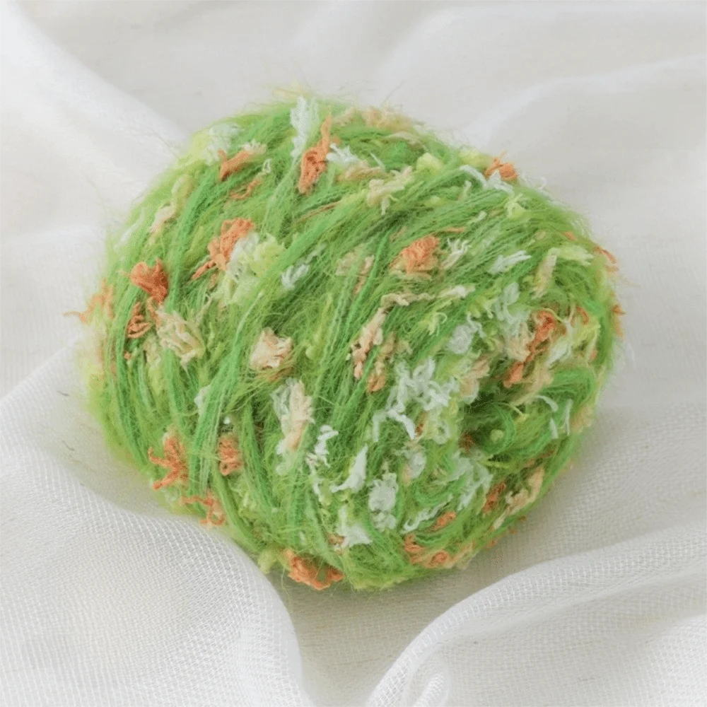 Nuovo Filato Mohair 100g, Morbido e Soffice, Colorato, con Texture a Bolle, Sfumature di Colore, per Lavorazione a Mano di Sciarpe, Cappelli e Borse