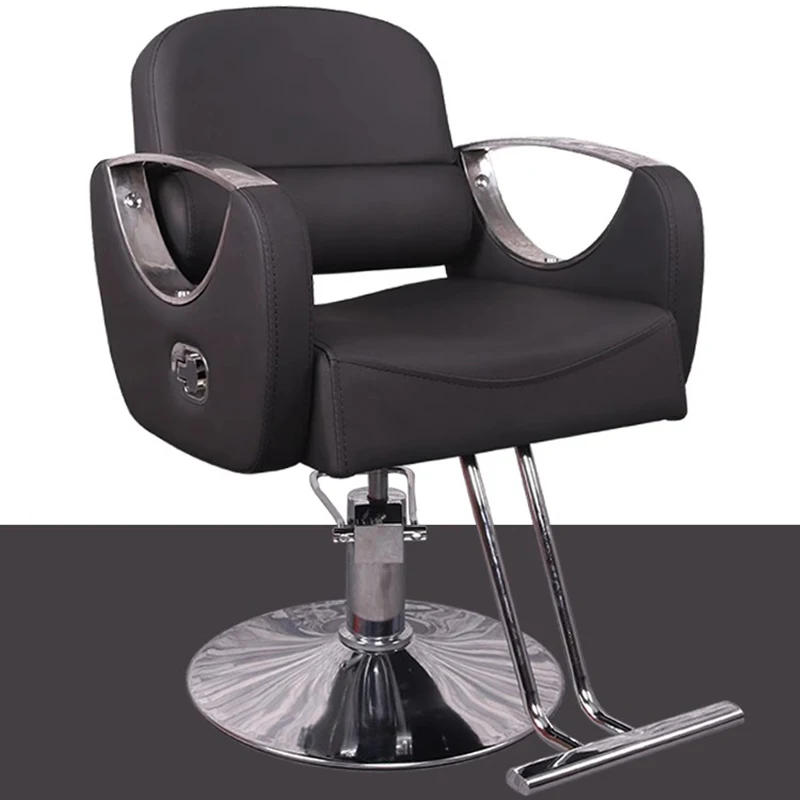 Professional Stylist Chair Treatment Ergonomic Leather Aesthetic Swivel Chair Footrest Tattoo Stuhl Barber Furniture LJ50BC