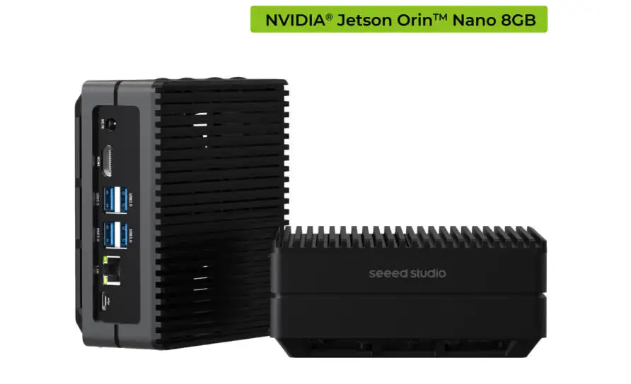 Recomputer J3011-Edge Ai Dispositivo Con Nvidia Jetson Orin™Modulo Nano 8Gb, 4Xusb 3.2, Wifi/Bt, M.2 Key E & Key M Slot, Alluminio C