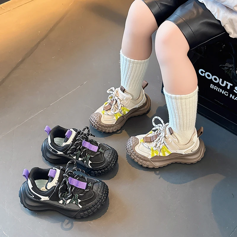 Soft Sole Sneakers for Kids Autumn Outdoor Hiking
