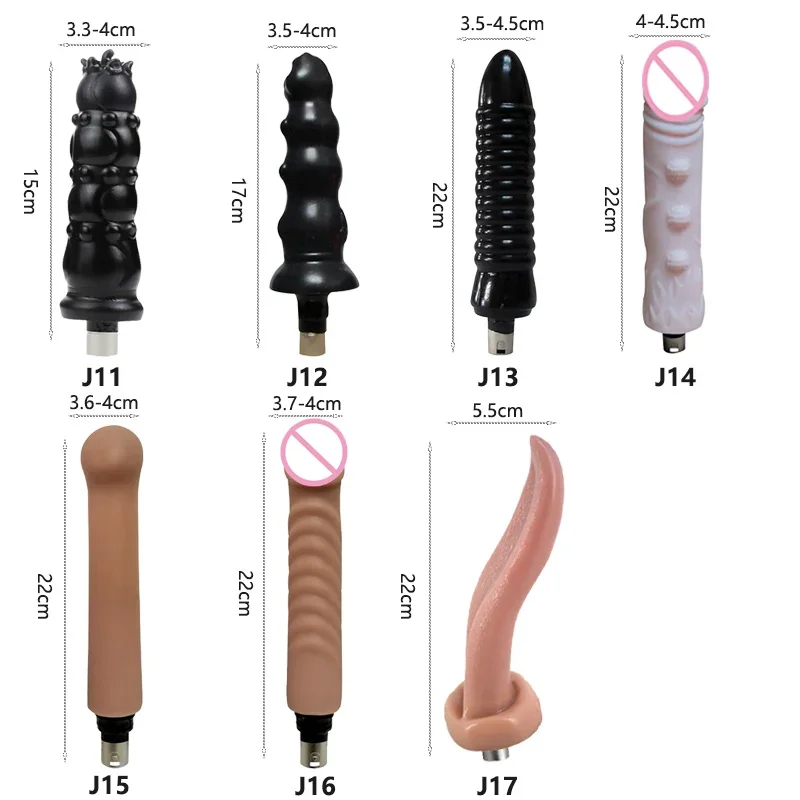 Automatic Sex Machine 3XLR Dildos Attachments Sex Toys for Women Flexible G Spot Pleasure Toys Love Machine Accessories