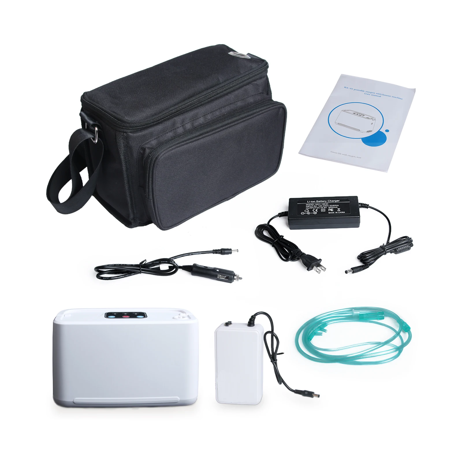 3L Mini Oxygen Generator Portable With 2.5Hour Battery For Outdoor Travel 32.5% Impulsive Sport Oxygen Concentr Device Machine portable oxygen concentrator