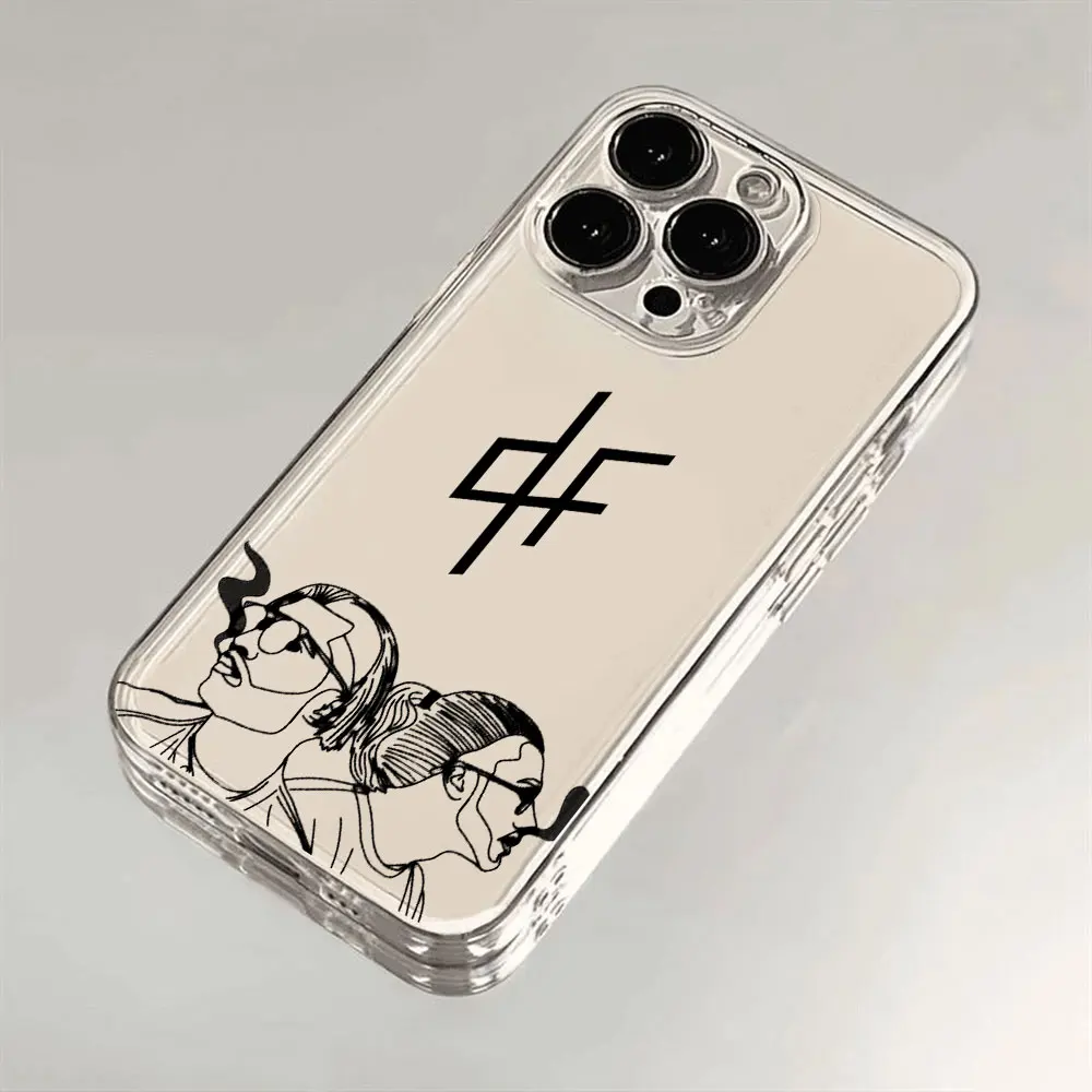 PNL QLF Rapper Sänger Handyhülle für iPhone 16 15 14 13 12 11 Pro Max Mini 8 7 Plus SE Staubdicht Transparent Soft Cover Fundas – Detail 1