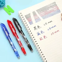 Pilot Pen 0.5mm Blue Black Red Ink Erasable Gel Pen with Replaceable Refill Rod Japanese Stationery Office School Writing Supply 2